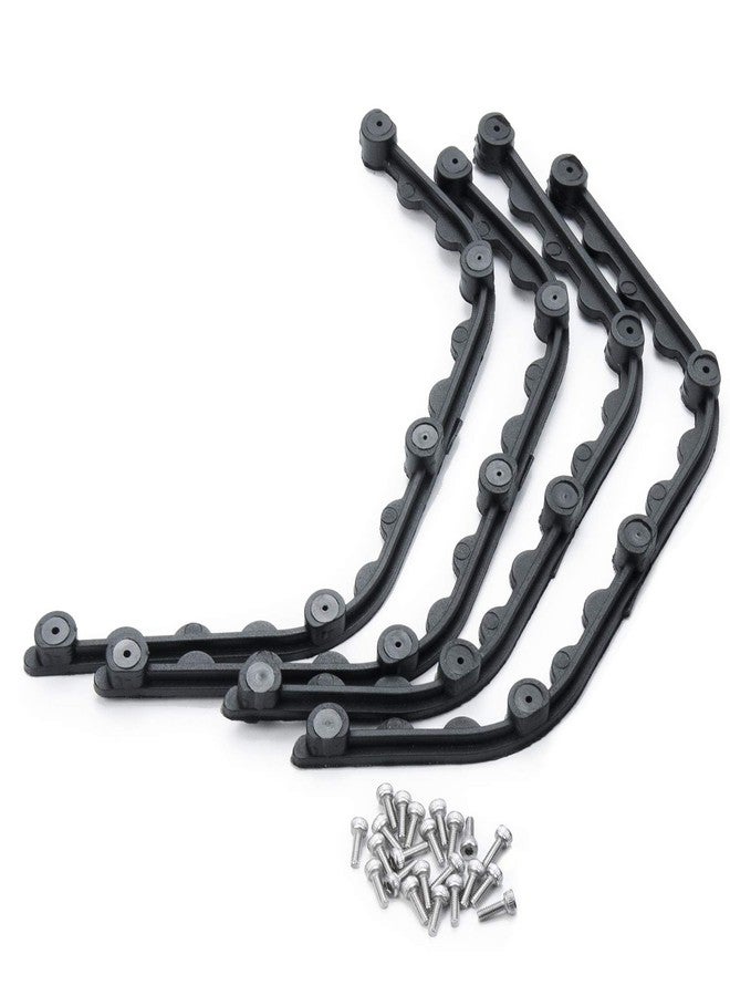 مجموعة واحدة من واقيات الرفارف بمقياس 1/10 مع براغي لسيارة التحكم عن بعد Axial SCX10 D90 D110 بمقياس 1/10 - Image 4